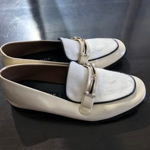Off White, Pony and Patent Loafer